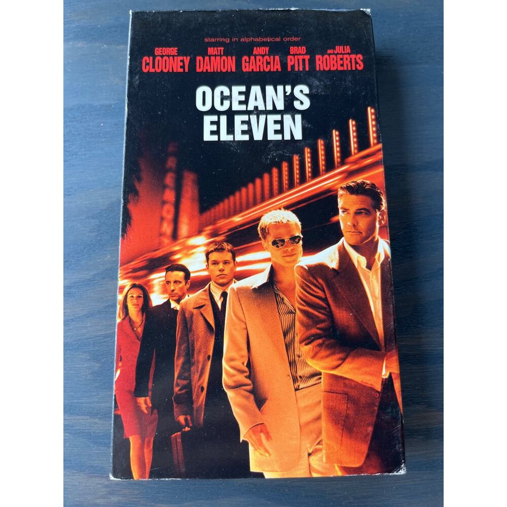 Ocean's Eleven Adventure Movie Vintage 2002 VHS Tape Pre-Loved